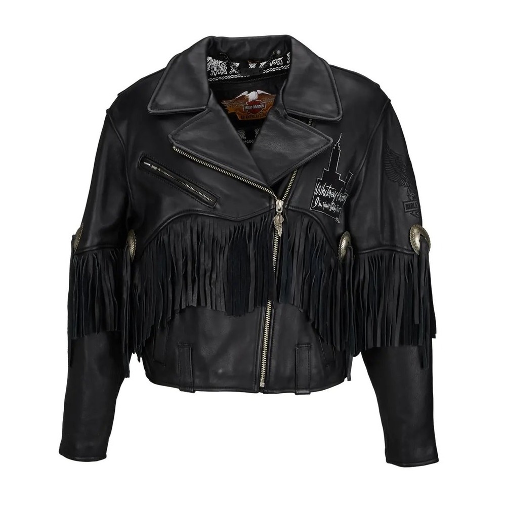 Whitney Houston "I'm Your Baby Tonight" Harley Davidson Leather Jacket - Picture 10 of 11